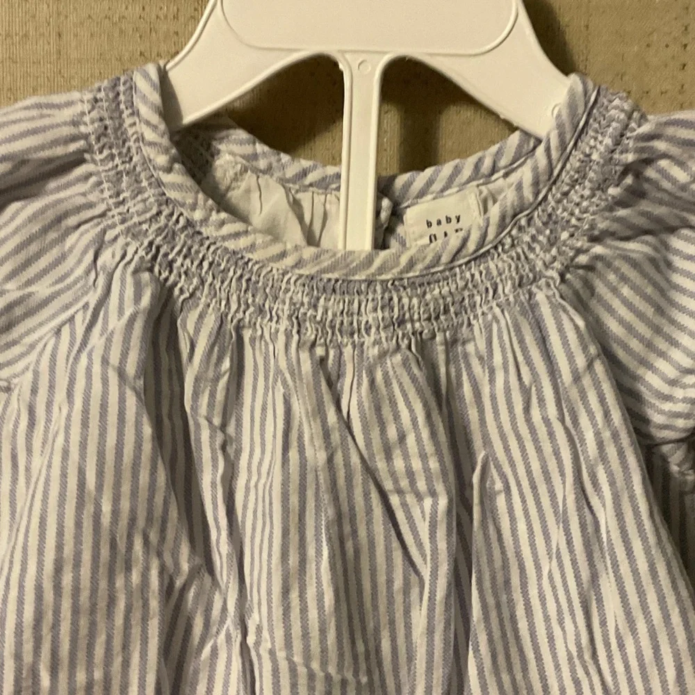 GAP Kids Dress with Orange Floral Stripes